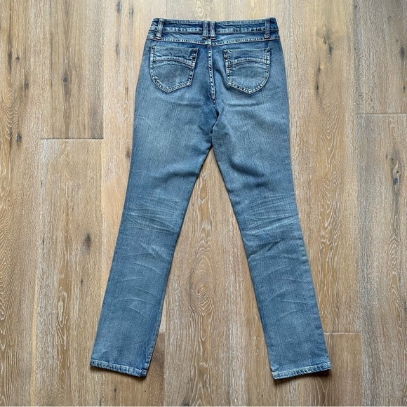 Bluecrush Denim Straight Leg Blue Jeans - Size 7 - Picture 3 of 12